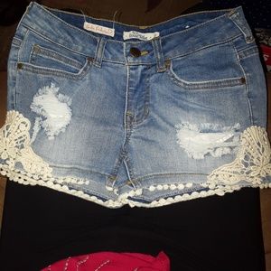 Lace shorts
